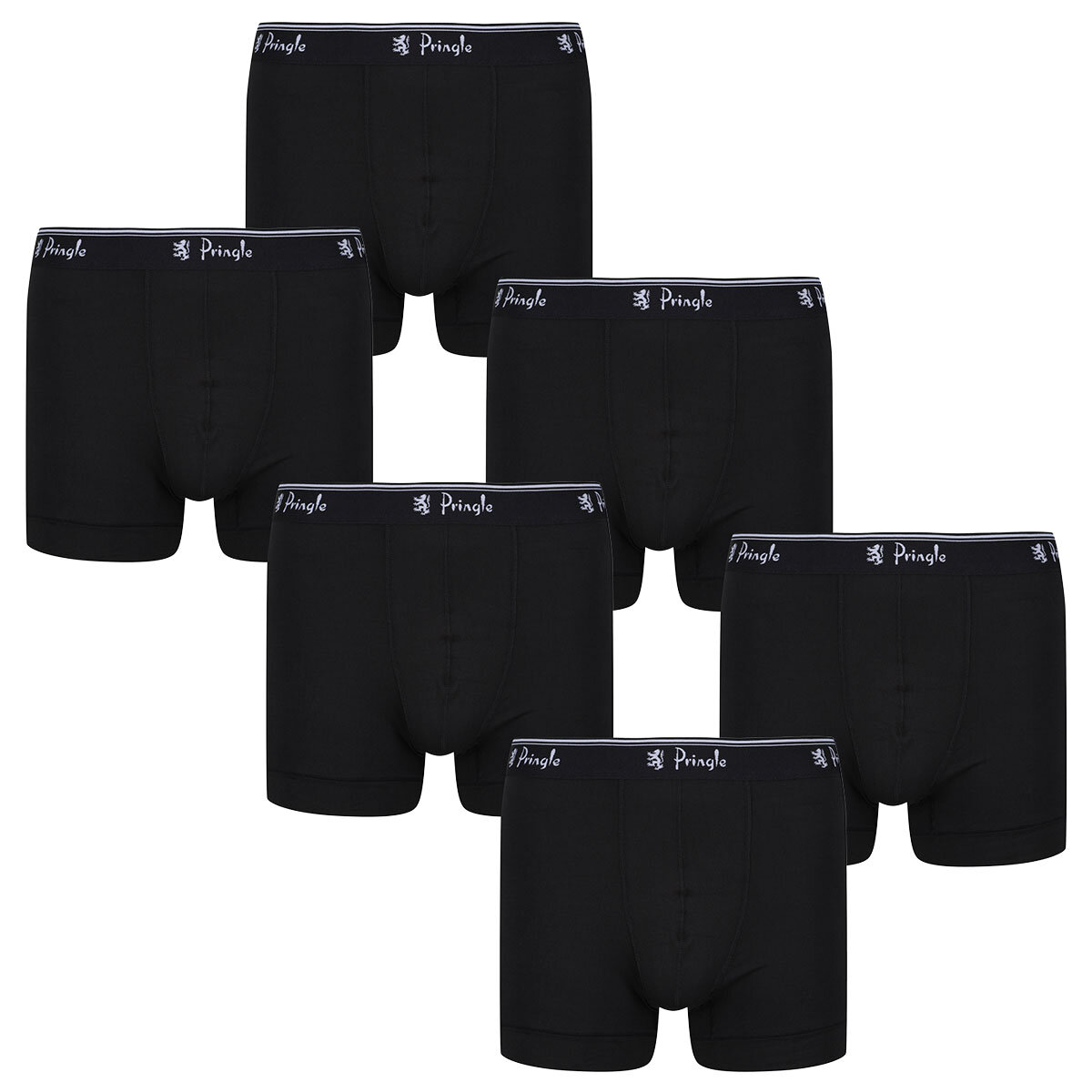 Buy Pringle Dark Black Button Fly 3 Pack Boxers from the Next UK online shop
