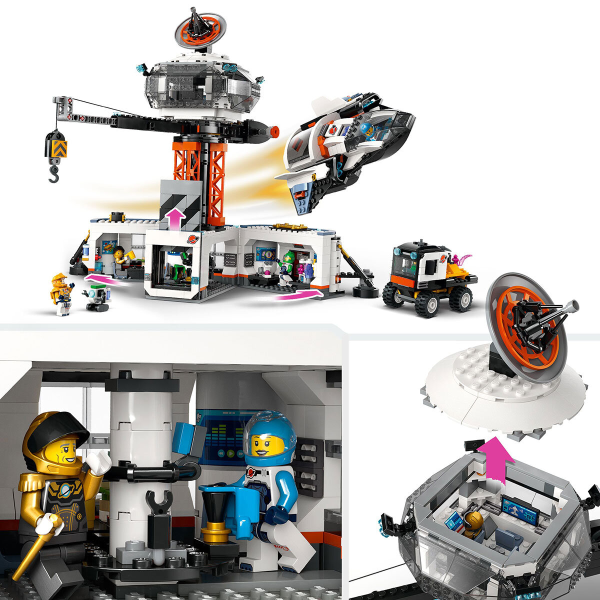 Buy LEGO City Space Base & Rocket Launch Pad Overview Image at Costco.co.uk