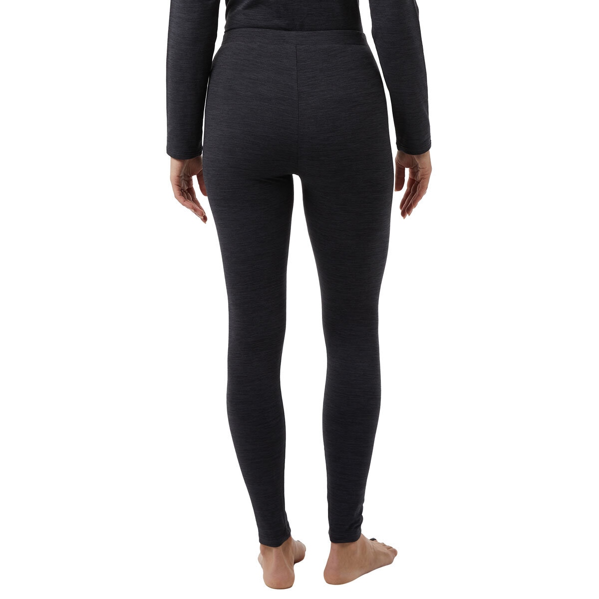 32 Degrees Heat Fleece Lined Legging Base Layer 2 Pack in Black