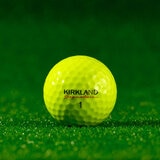 Kirkland Signature 3-Piece Urethane Cover Neon Yellow Golf Balls - 24 Pack