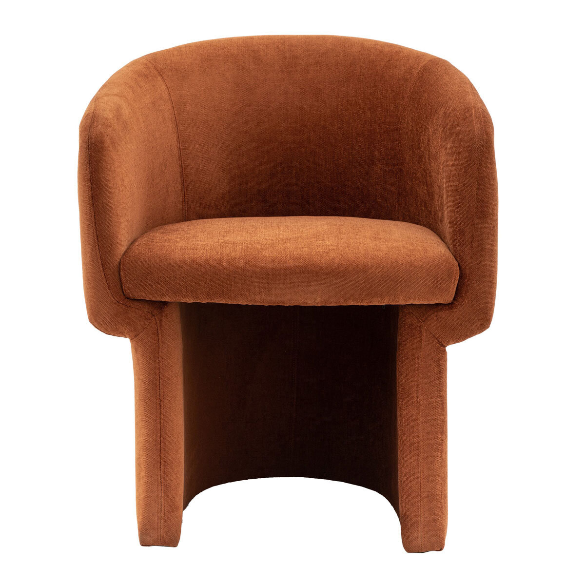 Gallery Holm Rust Fabric Dining Chair