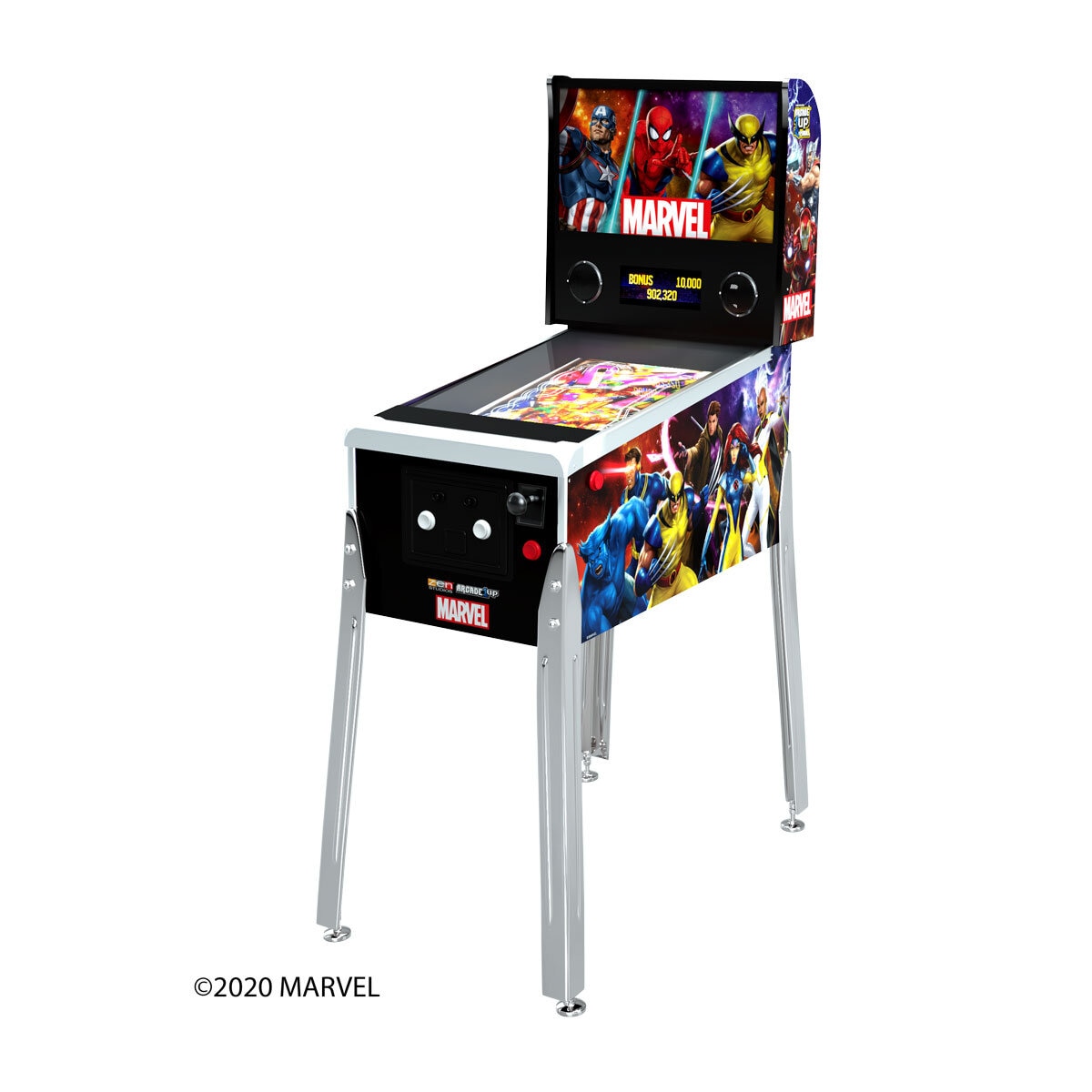 Arcade1Up 5ft (151cm) Marvel Digital Pinball Machine