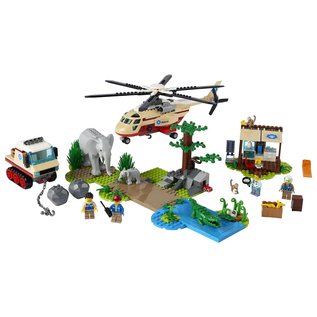 Buy LEGO City Wildlife Rescue Operation Overview Image at costco.co.uk