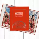 Manchester United Football History Newspaper Book