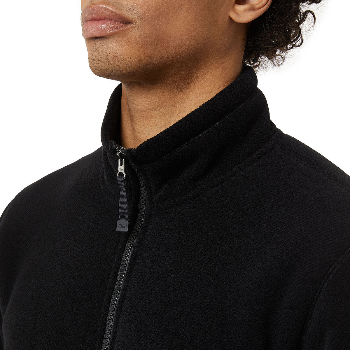 32 Degrees Men's Weekend Sherpa Fleece in Black