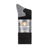 Weatherproof Mens Crew Sock 6 Pack in Black