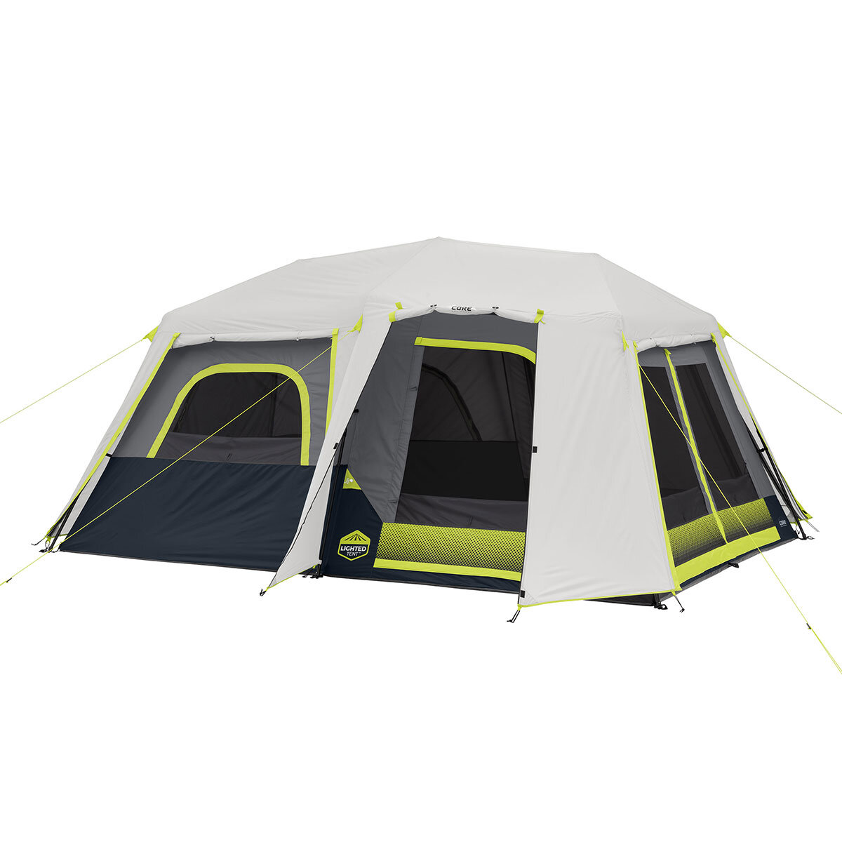 CORE Equipment 10 Person Lighted Instant Cabin Tent – Storage