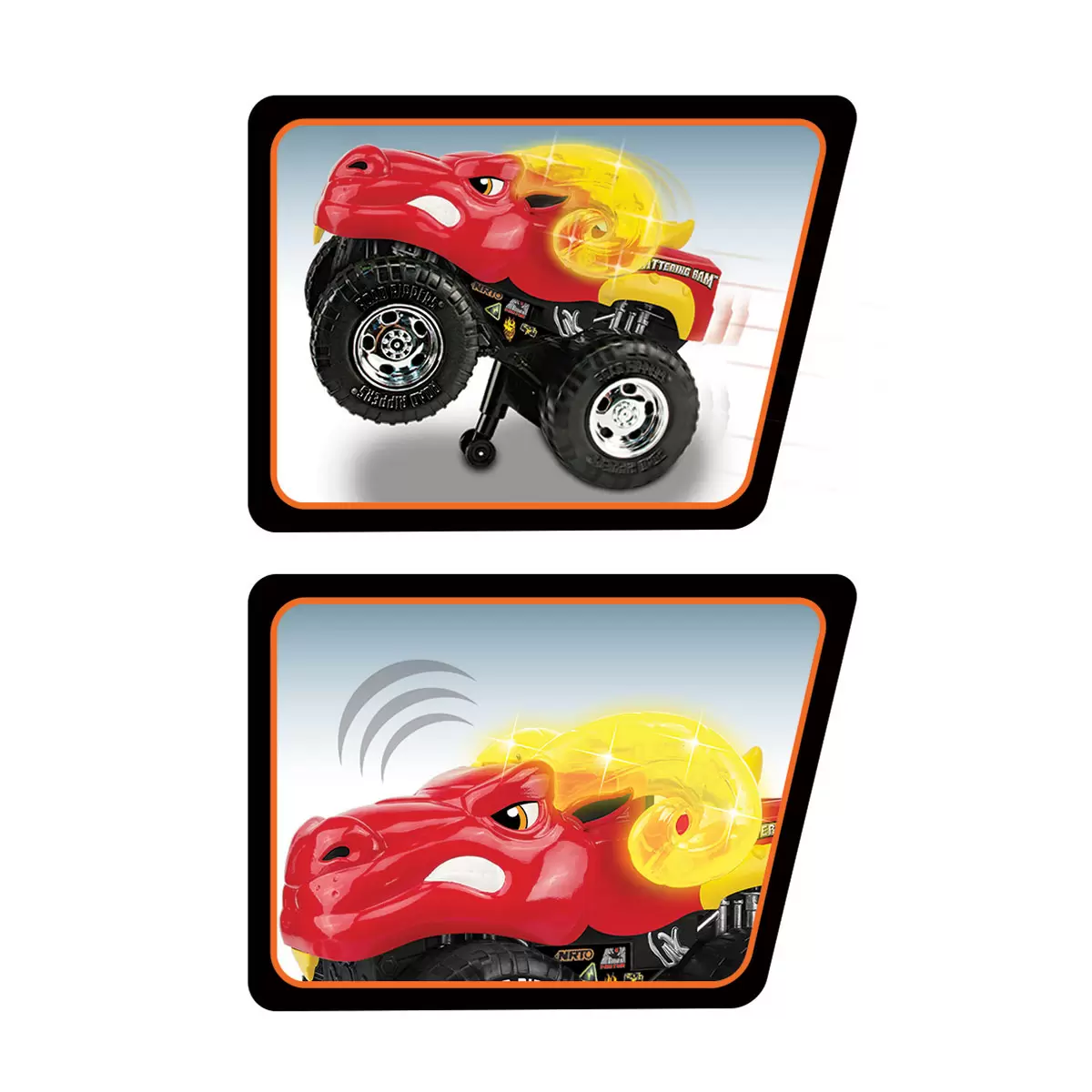 Buy Wheelie Monsters Illuminators & Afterburner Battering Ram Featur