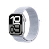 Buy Apple Watch Series 10 + Cellular, 42mm Silver Aluminium Case with Blue Cloud Sport Band, MWX53QA/A at costco.co.uk