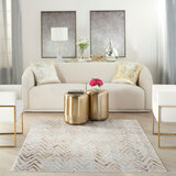 Glitz Ivory Taupe runner