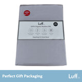 Luff 700 Thread Count 100% Organic Bamboo Deep Fitted Grey Sheet