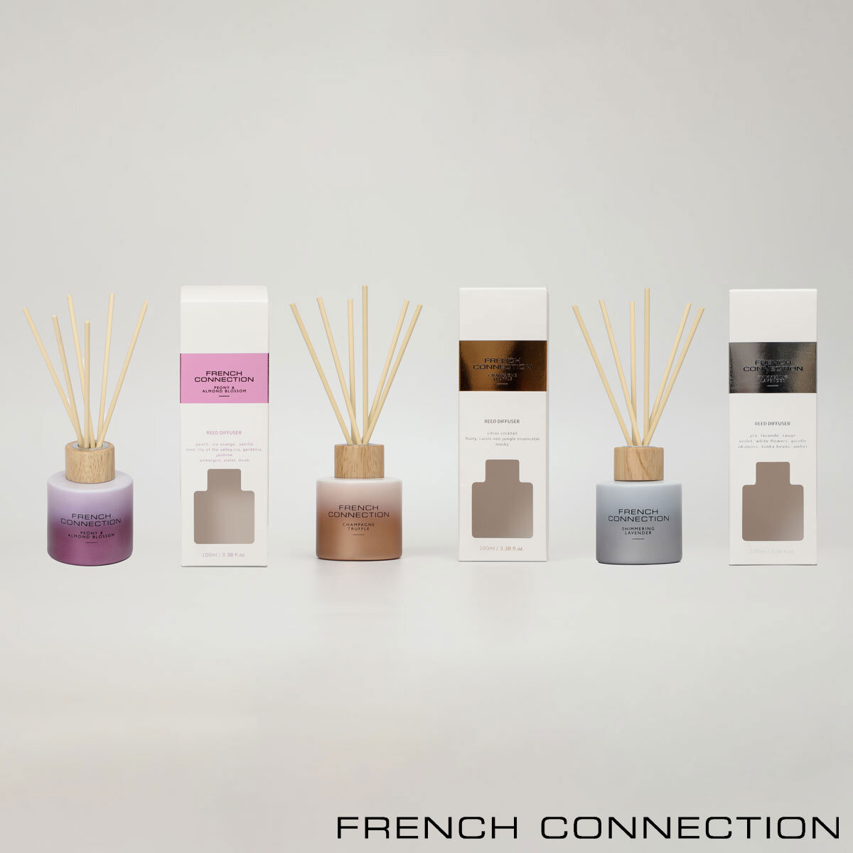 French Connection Ombre Diffusers 100ml, 3 Pack