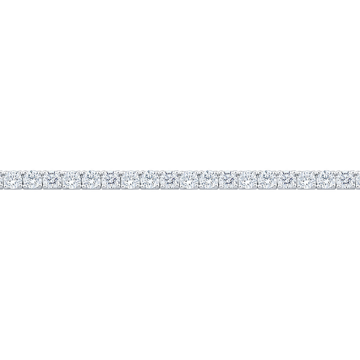 7.00ctw Diamond Tennis Bracelet, 18ct White Gold