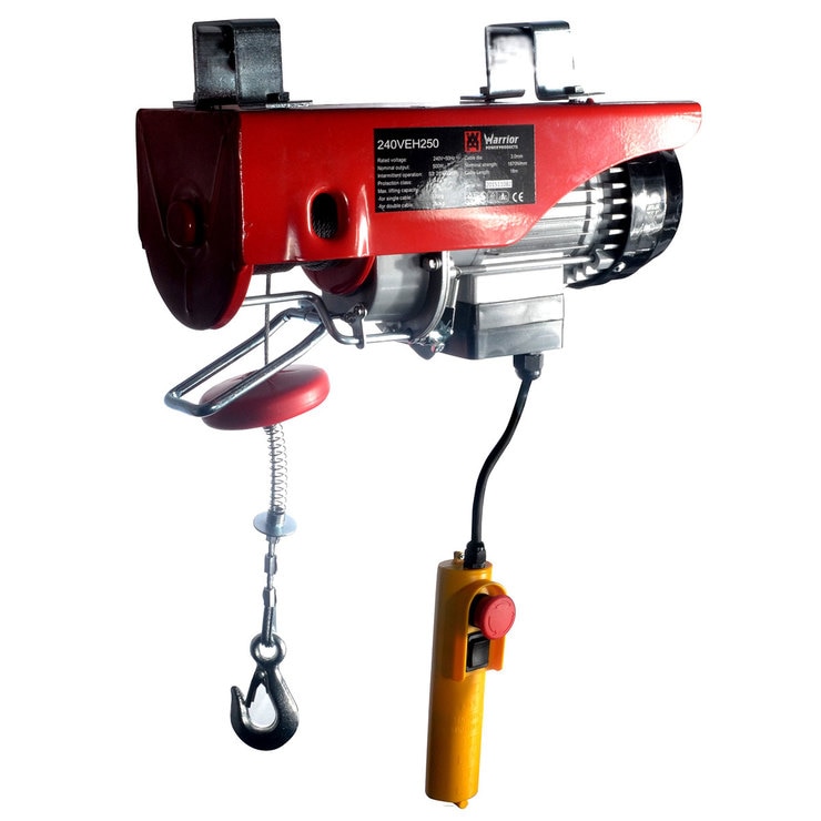 Warrior 250kg 240V Electric Hoist - Model 240EH250 | Costco UK