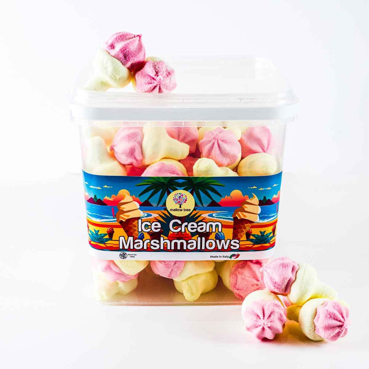 Mallow Tree 3D Ice Cream Marshmallows, 1kg |Costco UK