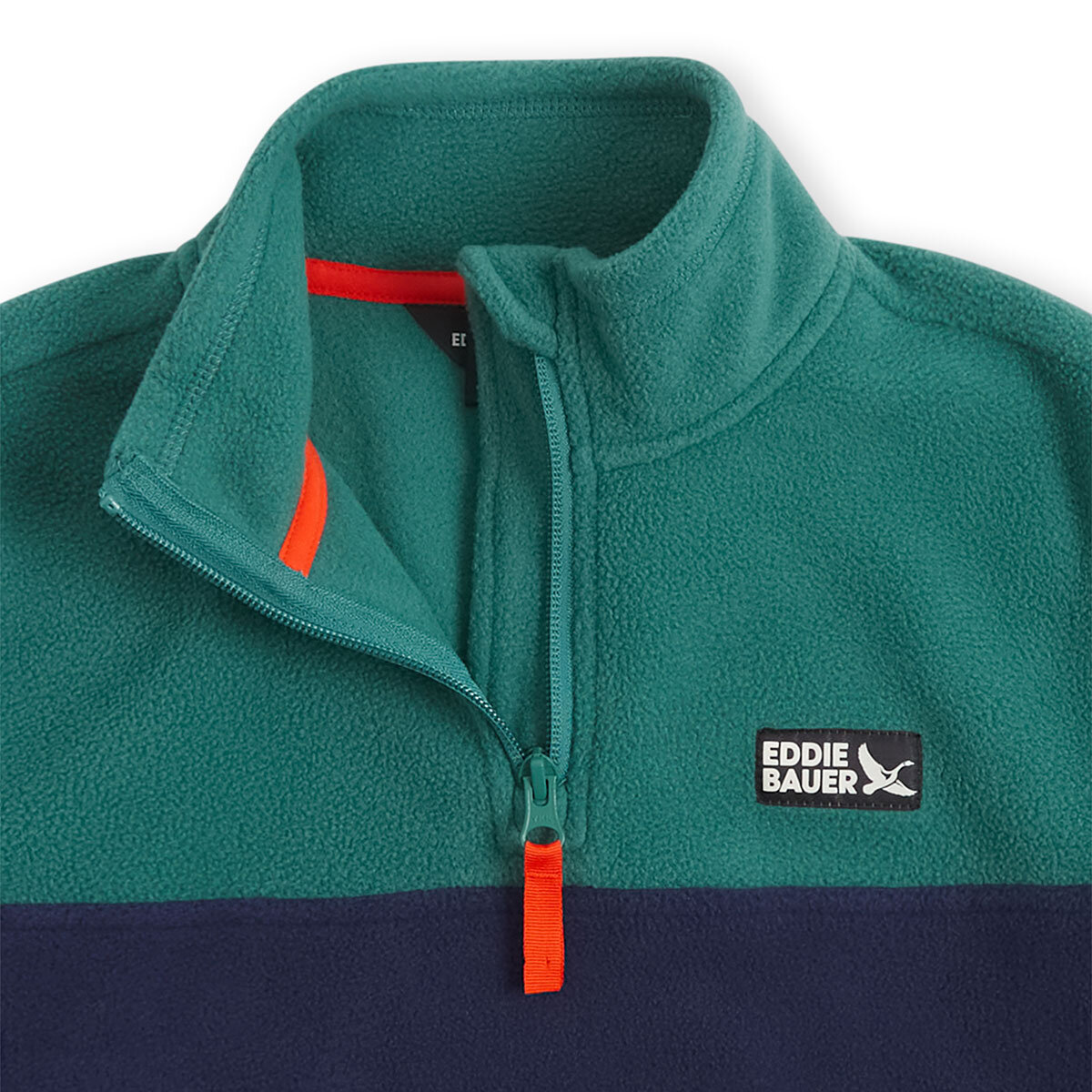 Eddie Bauer Youth Quest Pullover Fleece in Green Eddie Bauer Youth Quest Pullover Fleece in Green