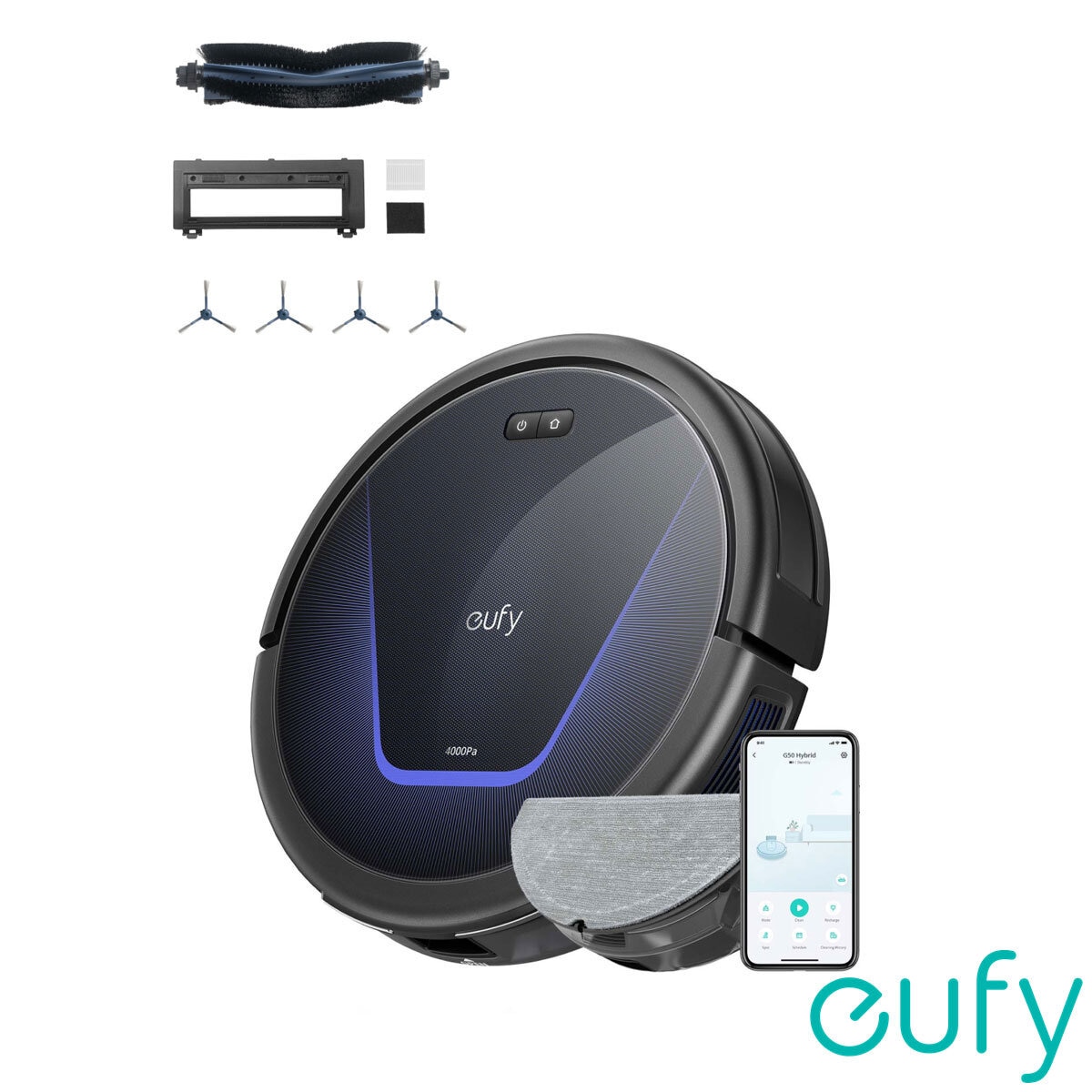 eufy G50 Vacuum Cleaner with accessories