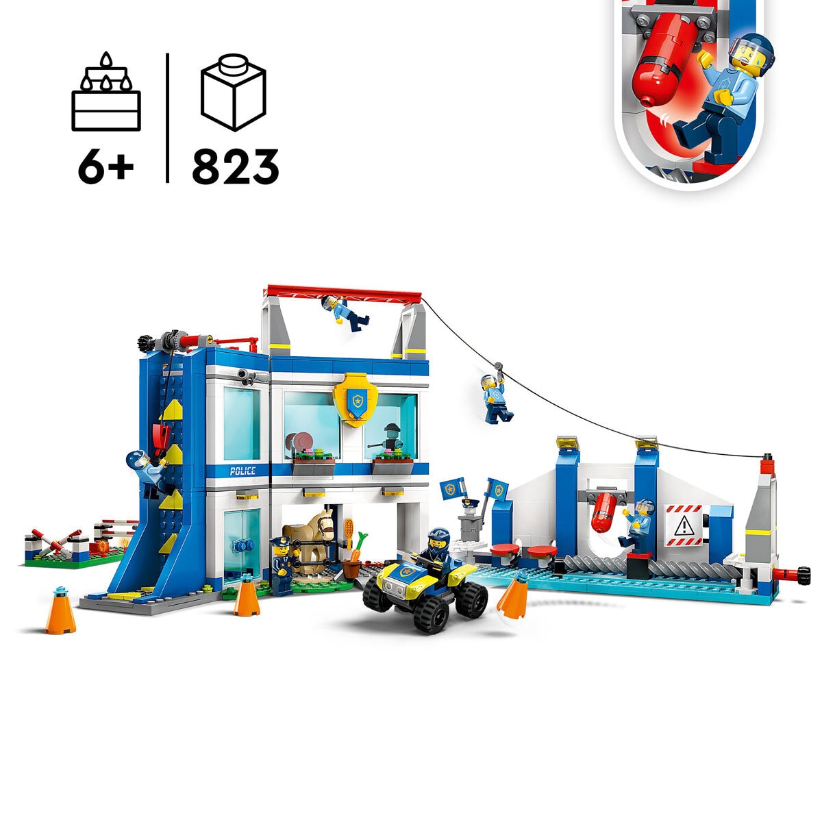 Buy LEGO City Police Training Centre Overview Image at Costco.co.uk