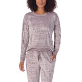 DKNY Ladies Lounge Set in Mauve