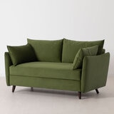 Swyft Model 08 Green Velvet Double Sofa Bed