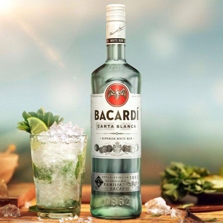 Bacardi White Rum, 1L Bacardi White Rum, 1L