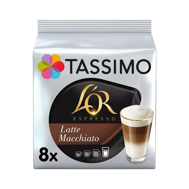 Tassimo L'OR Latte Macchiato Coffee Pods, 40 Servings ...