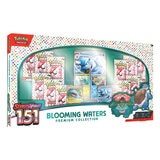 Pokemon Blooming Waters Premium Collection - Scarlett & Violet 151 Tins (6+ Years)