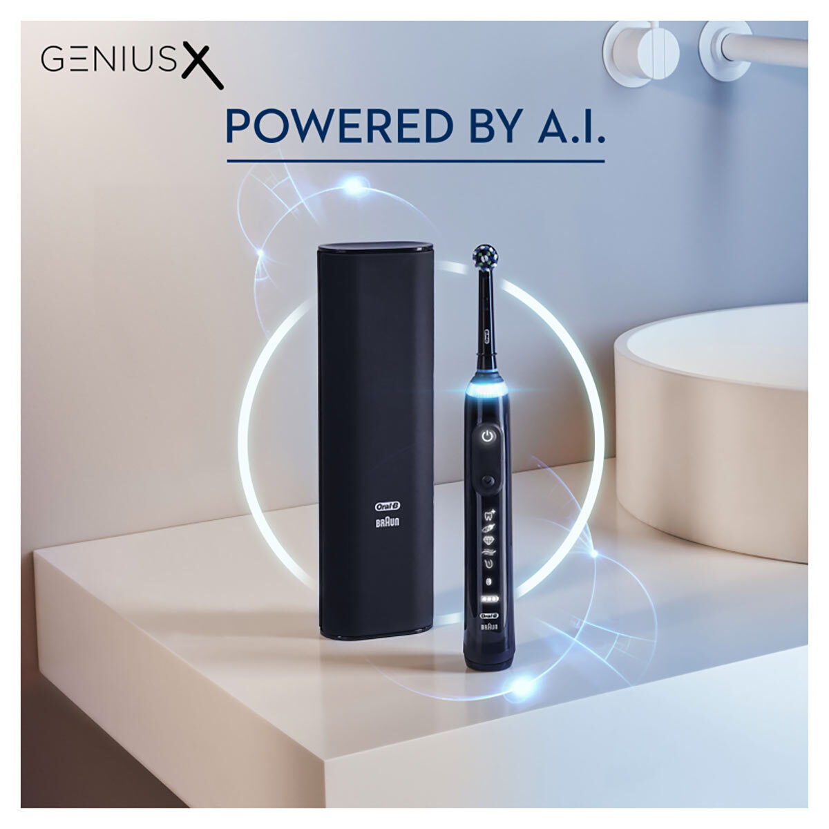 OralB Genius X Black Electric Toothbrush Costco UK