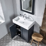 Lifestyle image of unit in bathroom setting