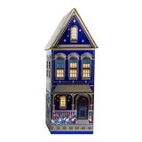 The Silver Crane Co Winter Festive Houses Speculoos Cookies, 345g in Blue