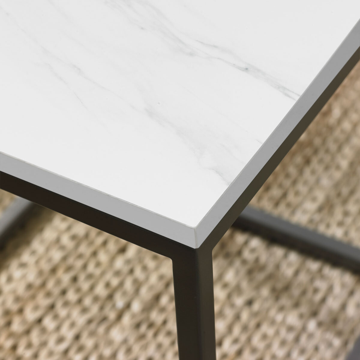 Bentley Designs Sofia White Sintered Stone Coffee Table