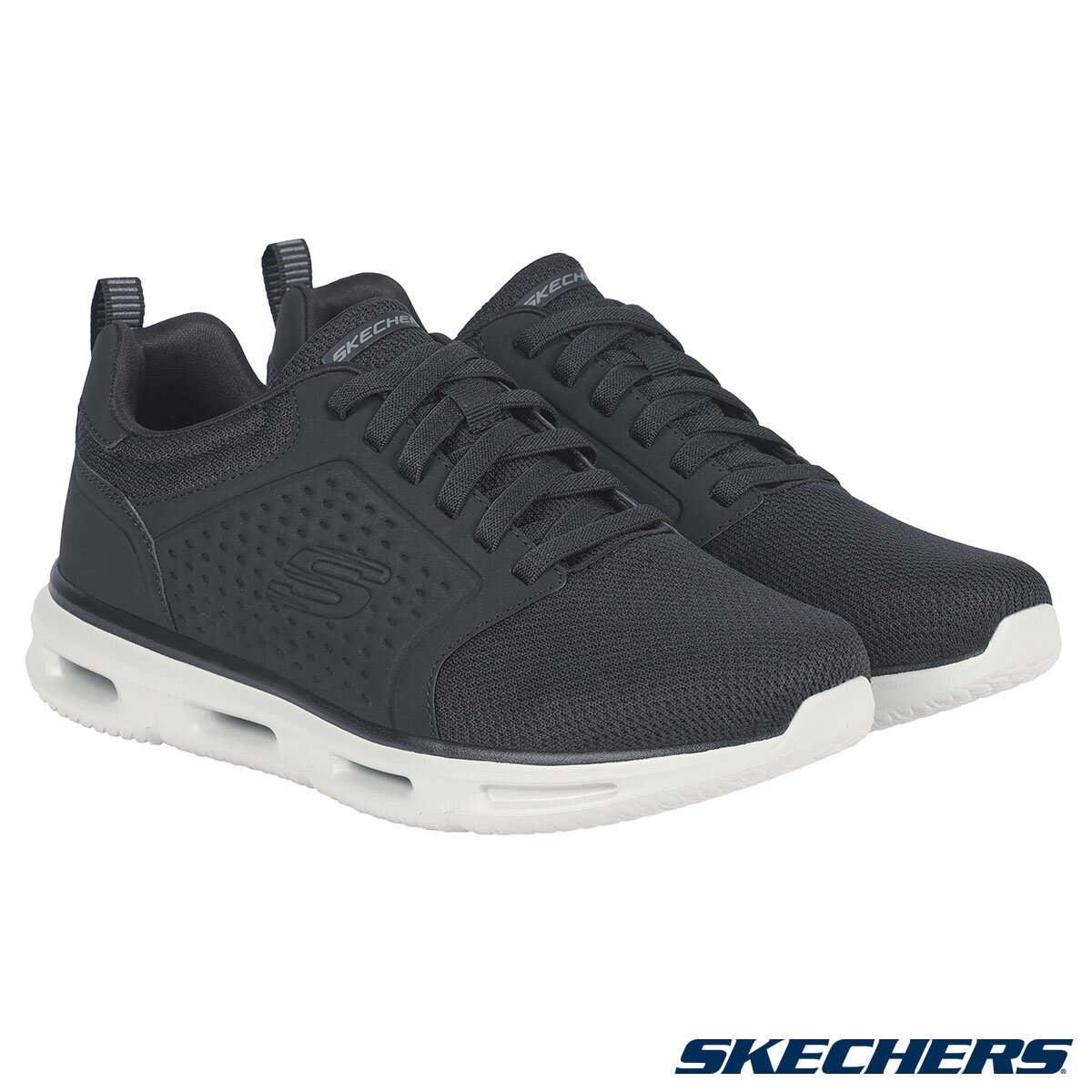 Skechers Men's Glide Lite Trainer In Black 