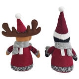 Buy Shelf Sitters Assortment Reindeer & Penguin Back of Item Image at Costco.co.uk