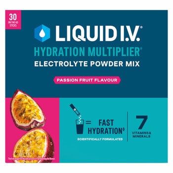 Liquid I.V.® Hydration Multiplier® Electrolyte Powder Mix Passion Fruit 30 sachets Liquid I.V.® Hydration Multiplier® Electrolyte Powder Mix Passion Fruit 30 sachets