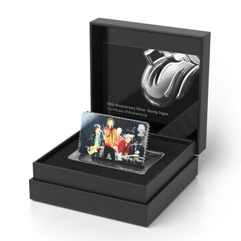 The Rolling Stones Royal Mail® Silver Stamp Ingot