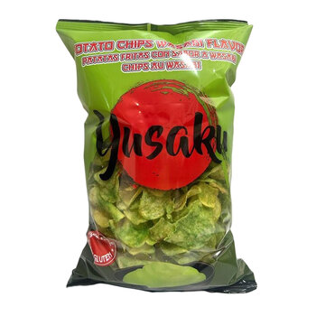 Yusaku Wasabi Potato Chips, 500g