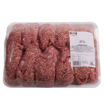 Kirkland Signature British Lamb Mince, Variable Weight: 2kg - 4kg