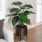 Artificial 4ft Monstera Plant in Stand