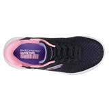 Skechers Kids Swift Fit Trainer in Black & Pink