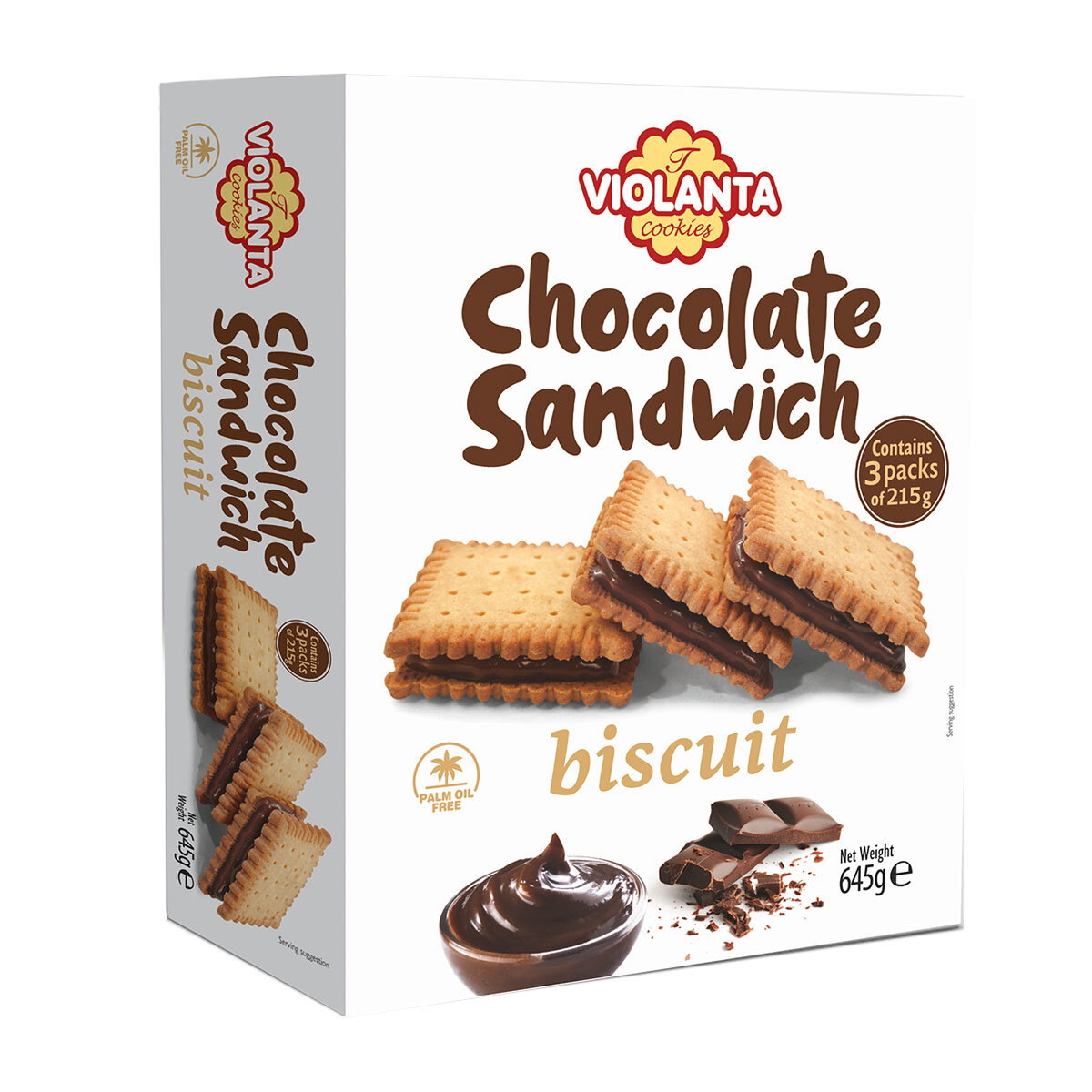 Violanta Chocolate Sandwich Biscuits 645g