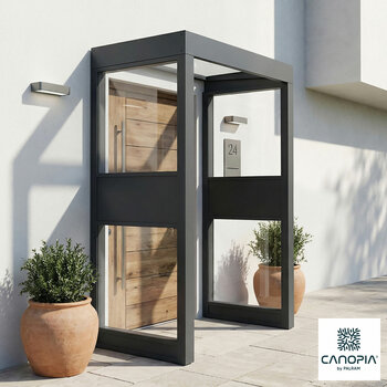 Palram 160 x 96cm Pro Door Awning Bundle Palram 160 x 96cm Pro Door Awning Bundle