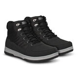 Khombu Mens Sneaker Boot in Black