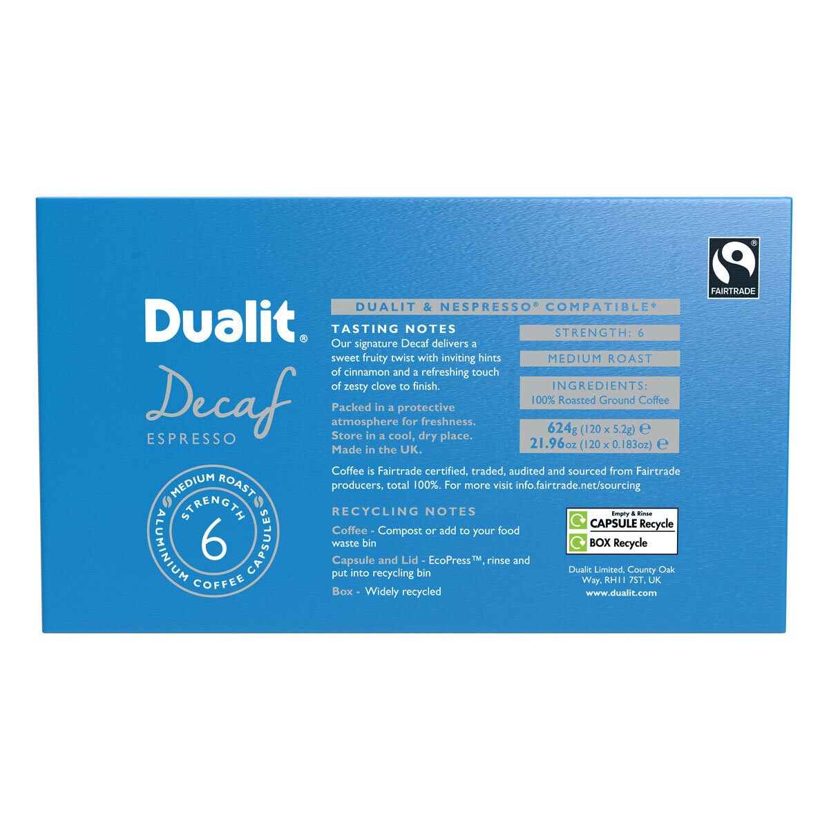 Dualit Decaf Coffee Pods