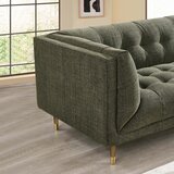 Isla Green Fabric Large 3 Seater Sofa
