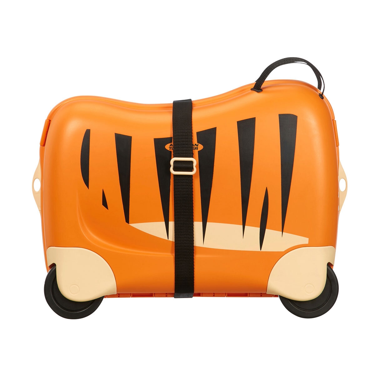 American Tourister Funrider Ride On Hardside Case in Tiger Design (3-6 Years)