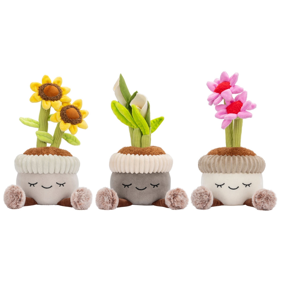 Potted Plants Plush Assortment Lifestyle Image