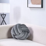 Dream On Knot Pillow 28cm in Grey