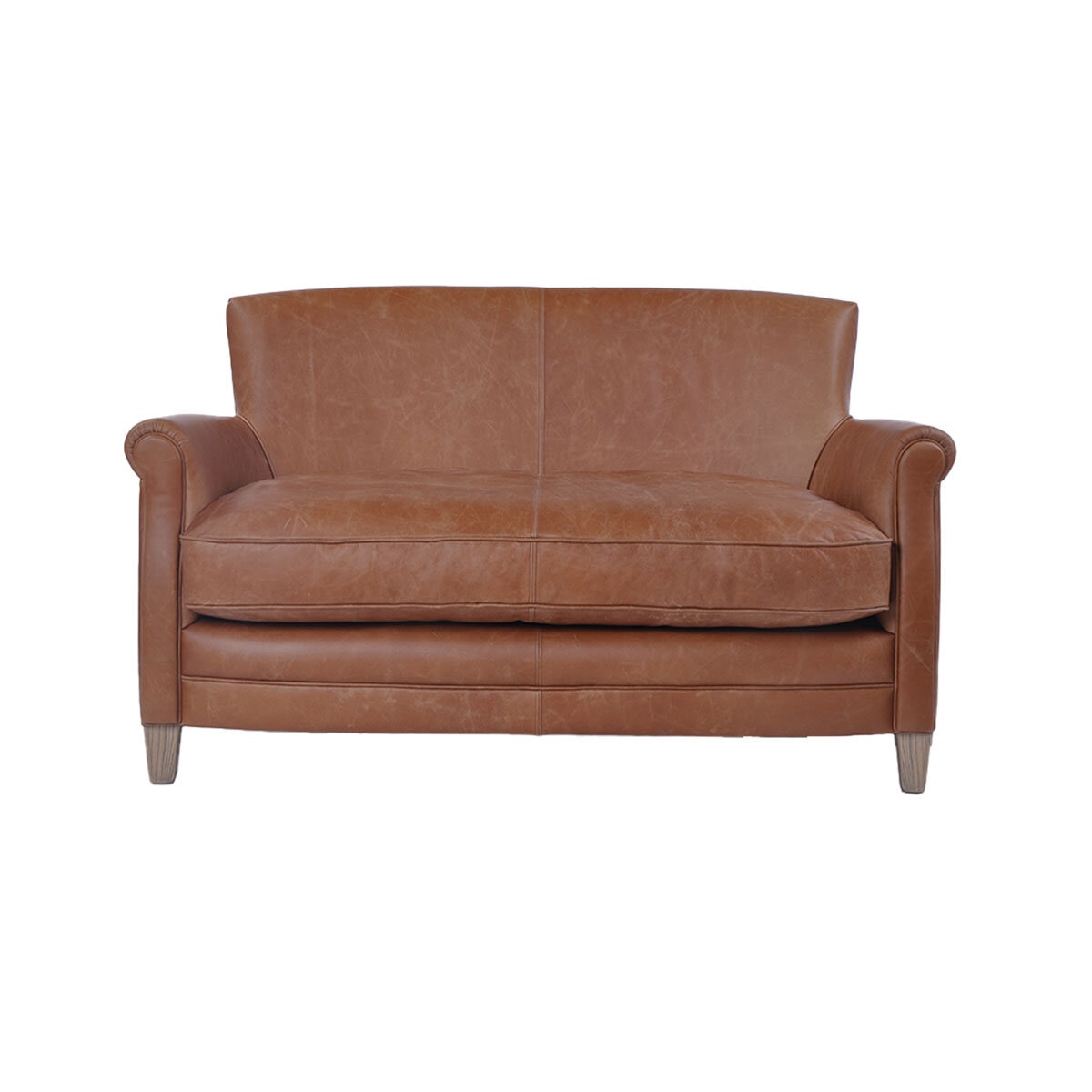 Gallery Mr. Paddington Vintage Brown Leather 2 Seater Sofa