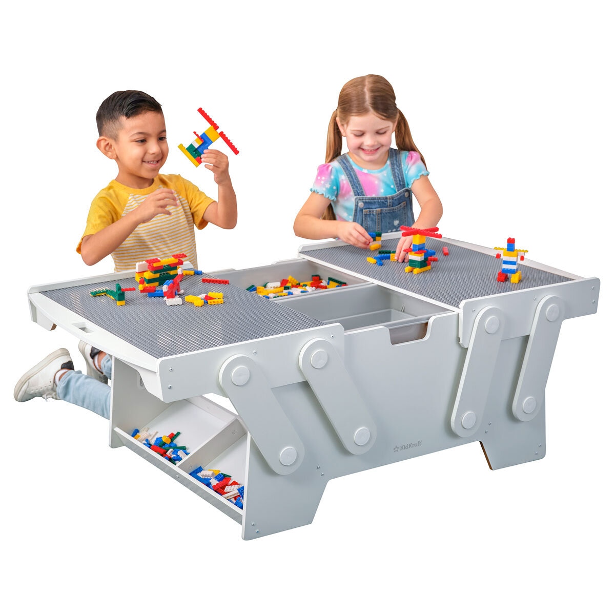 KidKraft Building Bricks Play n Store Mega Table (3+ Years)