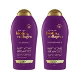 OGX Biotin & Collagen Shampoo & Conditioner, 2 x 577ml